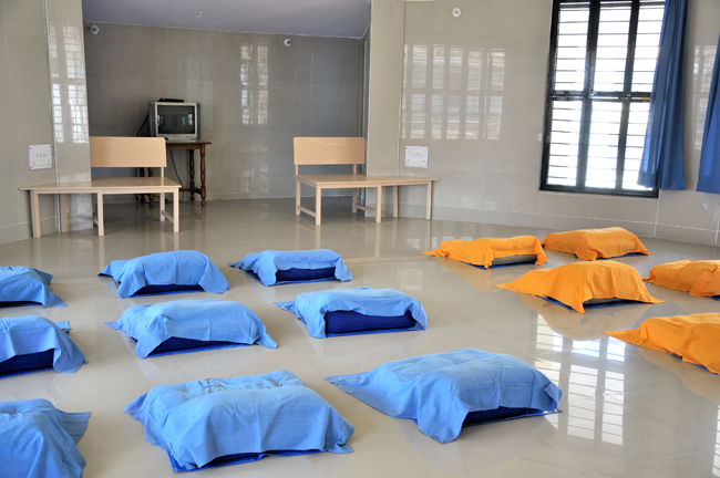 Inside Small Meditation Dhamma Hall