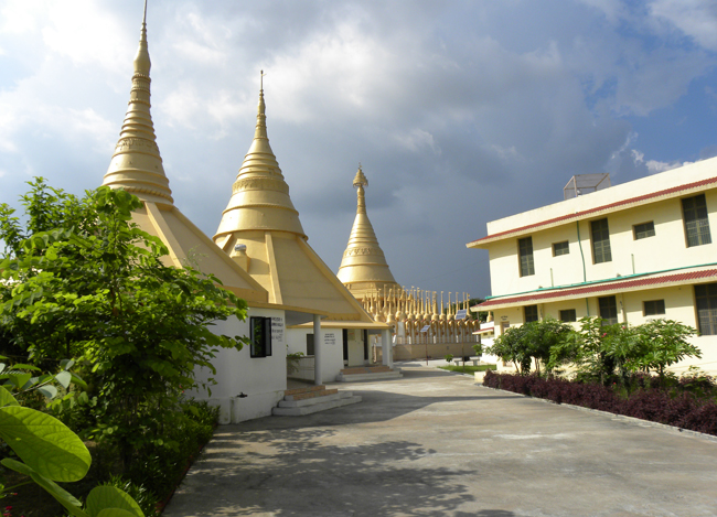 Side View of Dhamma Meditation Hall